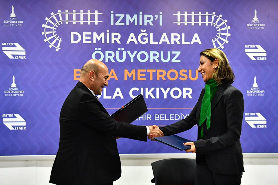 İzmir Büyükşehir Belediyesi’nin, kendi kaynaklarıyla inşa edeceği Üçyol-Buca Metro Hattı