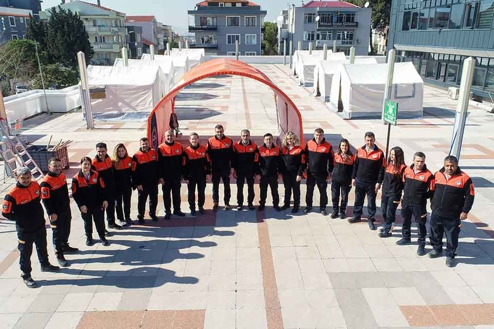 &Uuml;lkemizde yaşanması olası afetlerde alarma ge&ccedil;mek i&ccedil;in kurulan Buca Belediyesi&rsquo;nin