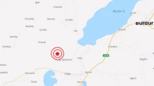 Burdur merkeze bağlı Aşağı M&uuml;sl&uuml;mler k&ouml;y&uuml;nde bir deprem meydana geldi.