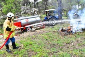 İzmir B&uuml;y&uuml;kşehir Belediyesi orman yangınlarına hızlı ve etkili m&uuml;dahale edilebilmesi