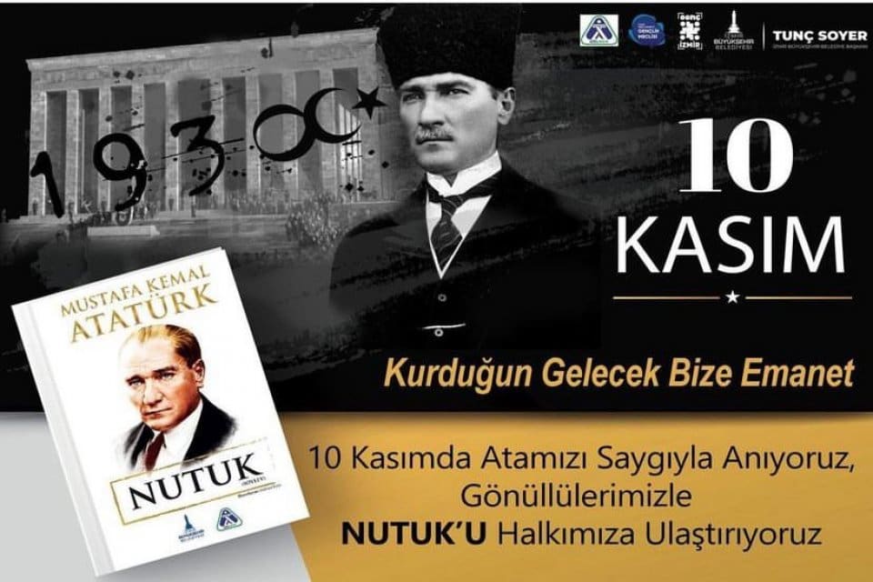 İzmir B&uuml;y&uuml;kşehir Belediyesi aramızdan ayrılışının 84. yıl d&ouml;n&uuml;m&uuml;nde ulu &ouml;nder