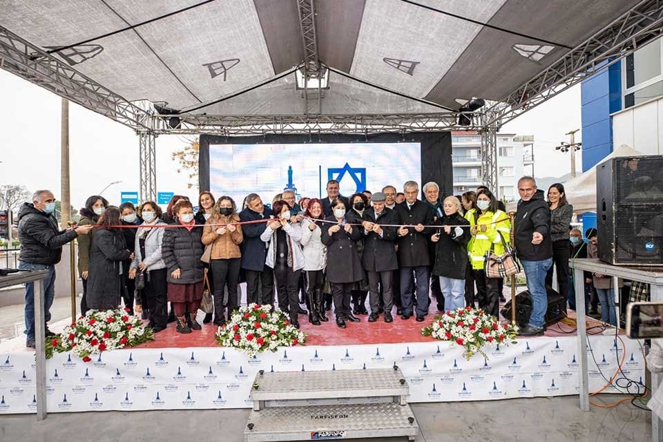 İzmir B&uuml;y&uuml;kşehir Belediye Başkanı Tun&ccedil; Soyer Bayındır'da yapımı tamamlanan İZSU