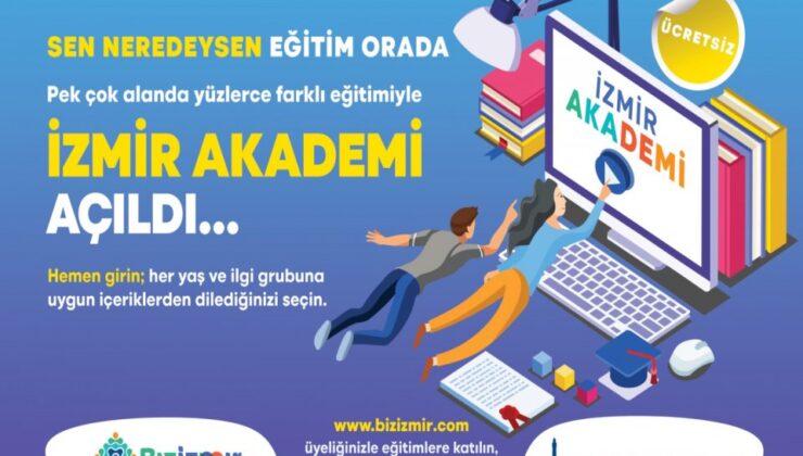 Büyükşehir, İzmir Akademi online eğitim portalını açtı