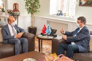 Birleşmiş Milletler M&uuml;lteciler Y&uuml;ksek Komiserliği T&uuml;rkiye Temsilcisi Philippe Leclerc İzmir