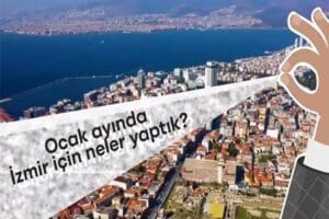 Başkan Soyer, Ocak ayında B&uuml;y&uuml;kşehir'in ger&ccedil;ekleştirdiği hizmetleri aktarıldığı bir video