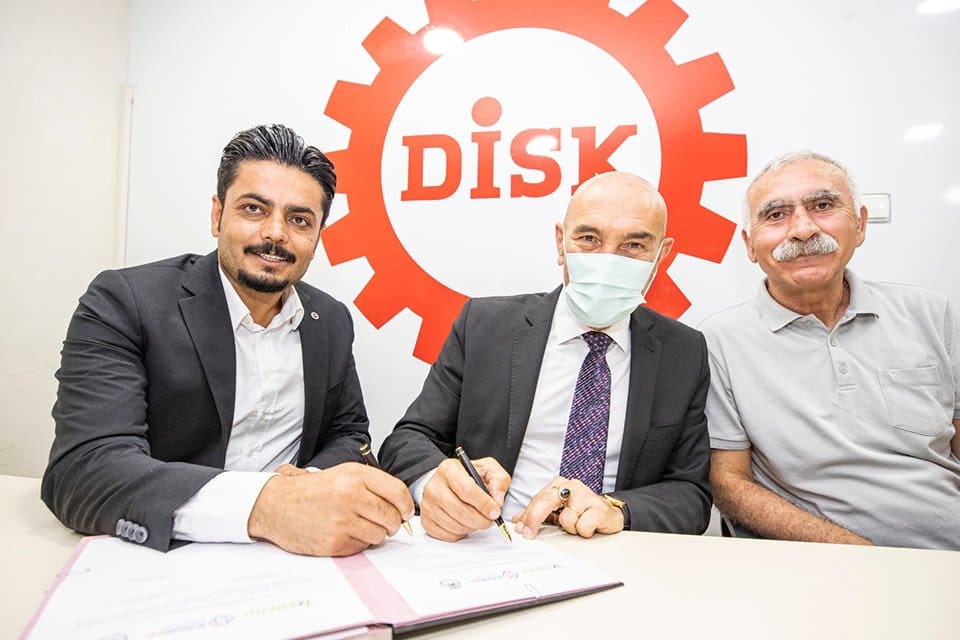 İzmir B&uuml;y&uuml;kşehir Belediyesi şirketi İZENERJİ ile DİSK Genel-İş Sendikası arasında