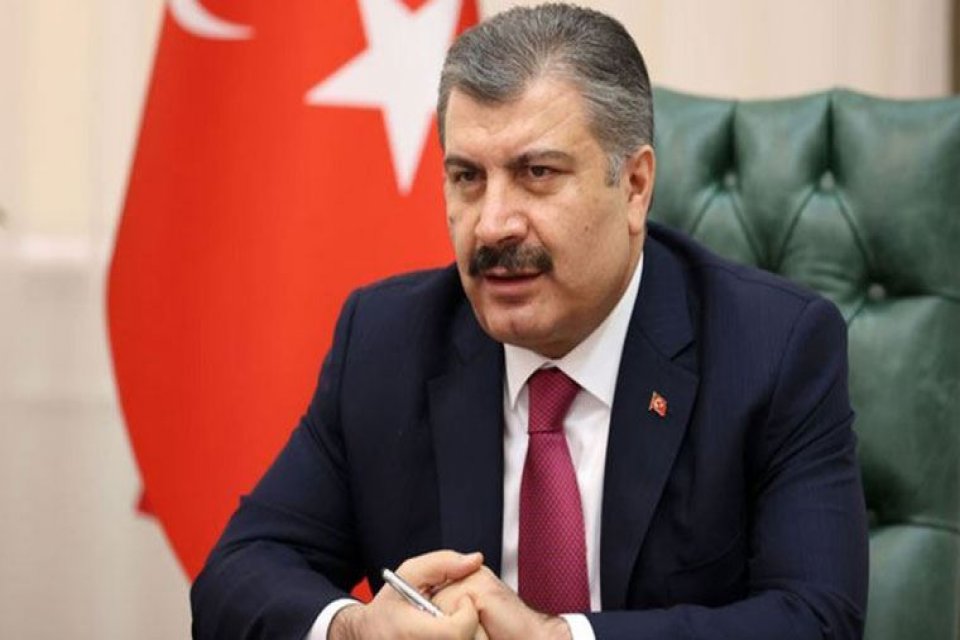 Ankara Sağlık Bakanı Fahrettin Koca'nın AKP Genel Başkanı ve Cumhurbaşkanı