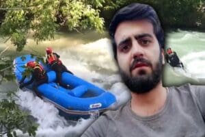 Siirt'te piknik yaptıkları sırada M&uuml;k&uuml;s &Ccedil;ayı'na d&uuml;şen meslektaşını kurtarmaya &ccedil;alışırken
