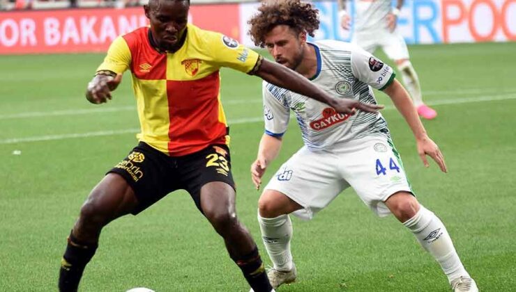 Çaykur Rizespor, Göztepe ile yenişemedi! Süper Lig vizesi son haftaya kaldı