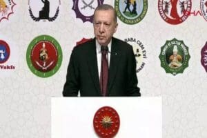 Cumhurbaşkanı Recep Tayyip Erdoğan, Şahkulu Sultan Dergahı ve Cemevi'nde d&uuml;zenlenen