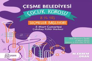 &Ccedil;eşme&rsquo;de 12 ay k&uuml;lt&uuml;r sanat etkinliklerini s&uuml;rd&uuml;ren &Ccedil;eşme Belediyesi k&uuml;lt&uuml;rel