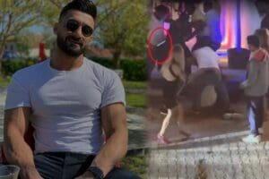 İzmir&rsquo;in &Ccedil;eşme il&ccedil;esinde, Alpay Kalyon'un (33), gittiği gece kul&uuml;b&uuml;n&uuml;n &ouml;n&uuml;nde,