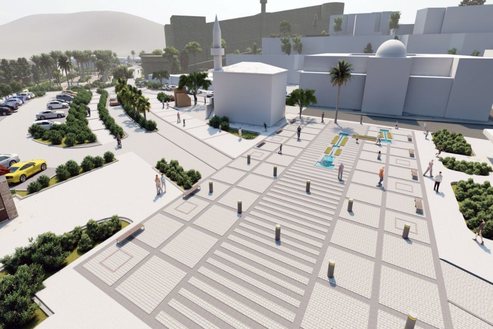 &Ccedil;eşme Meydanında yıllardır sorun haline gelen ka&ccedil;ak yapılar birer birer