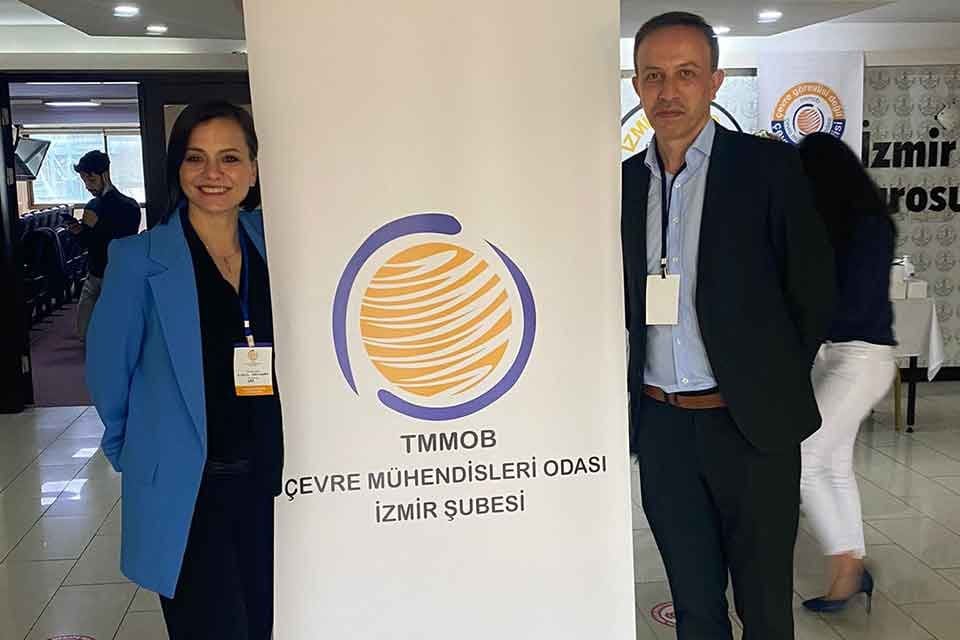 &Ccedil;evre M&uuml;hendisleri Odası (&Ccedil;MO) İzmir Şubesi Y&ouml;netim Kurulu &uuml;yeleri, &Ccedil;evre
