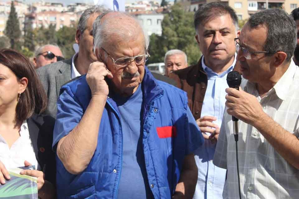 TMMOB İzmir İl Koordinasyon Kurulu'nun yıkılan Buca Cezaevi Alanı'nda ger&ccedil;ekleştirdiği