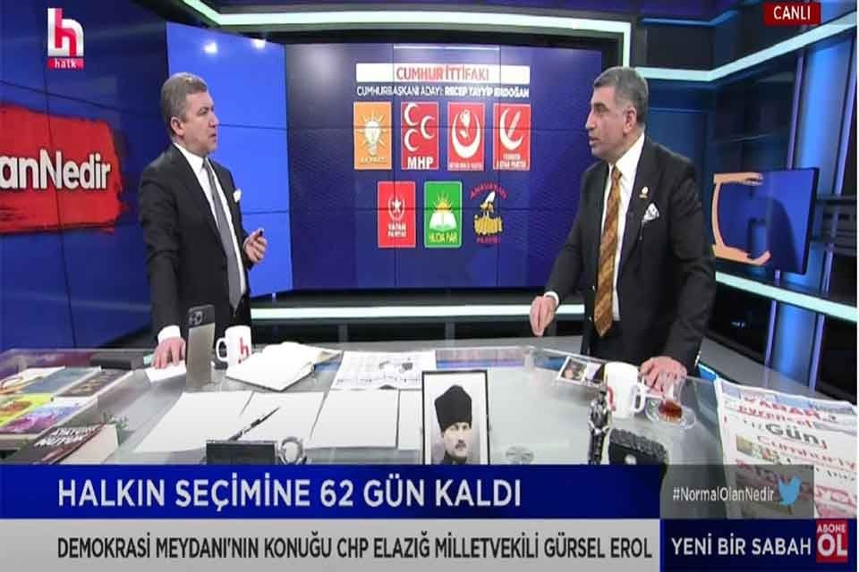 CHP Elazığ Milletvekili G&uuml;rsel Erol, &ouml;nceki g&uuml;n cumhurbaşkanı adaylığı resmen