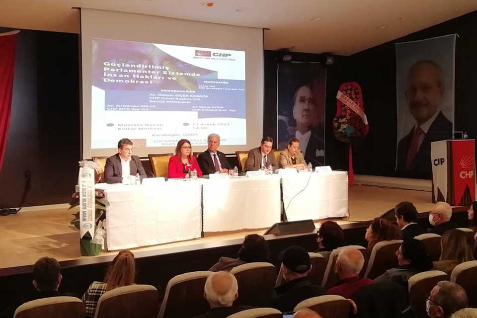 Cumhuriyet Halk Partisi (CHP) Karabağlar İlçe Başkanlığı tarafından düzenlenen Güçlendirilmiş