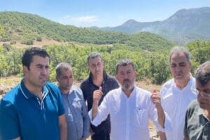 CHP Genel Başkan Yardımcısı Veli Ağbaba ve beraberindeki CHP heyeti,