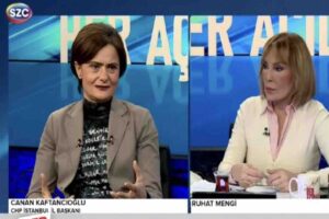 SÖZCÜ Televizyonu’nda Ruhat Mengi’nin sorularını yanıtlayan CHP İstanbul İl Başkanı