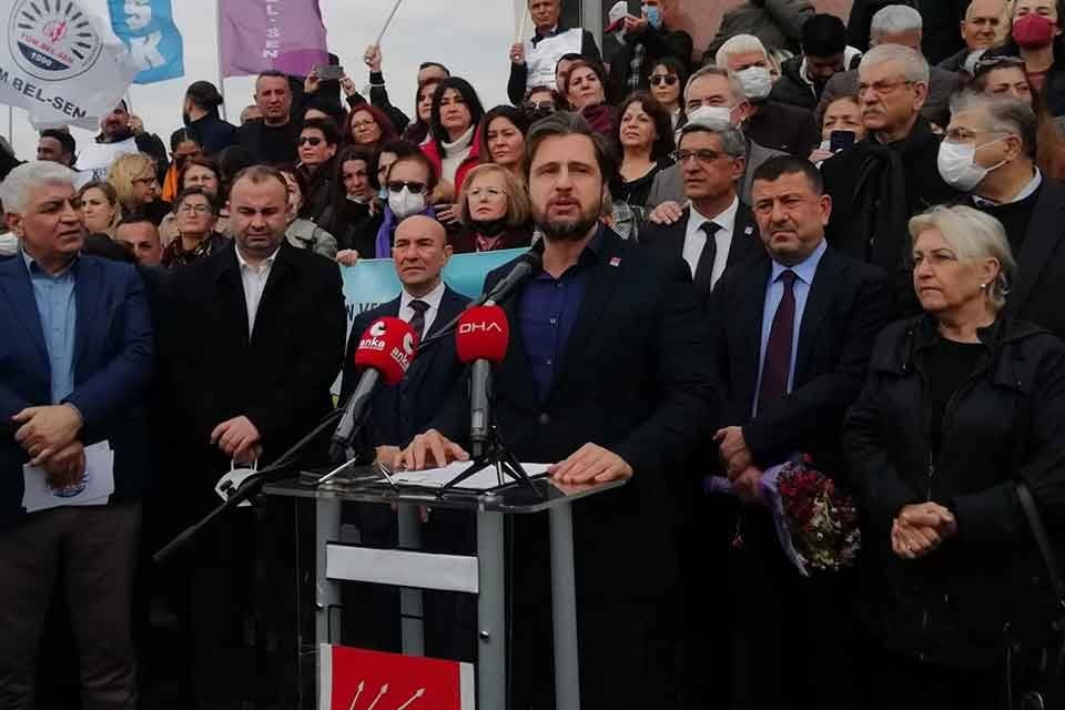 CHP İzmir İl Başkanlığı, s&ouml;zleşmeli memurlara kadro verilmesi ve toplu