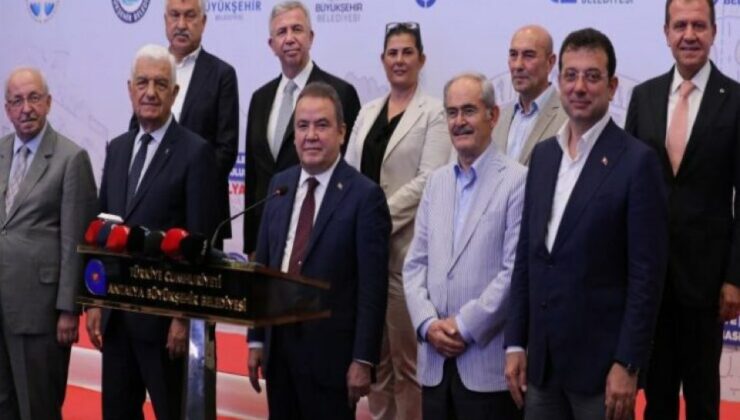 CHP’li Büyükşehir Belediye Başkanları'ndan ortak basın açıklaması!