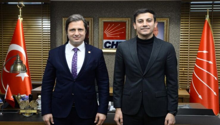 CHP'li gençlerin başkanından Yücel'e ziyaret