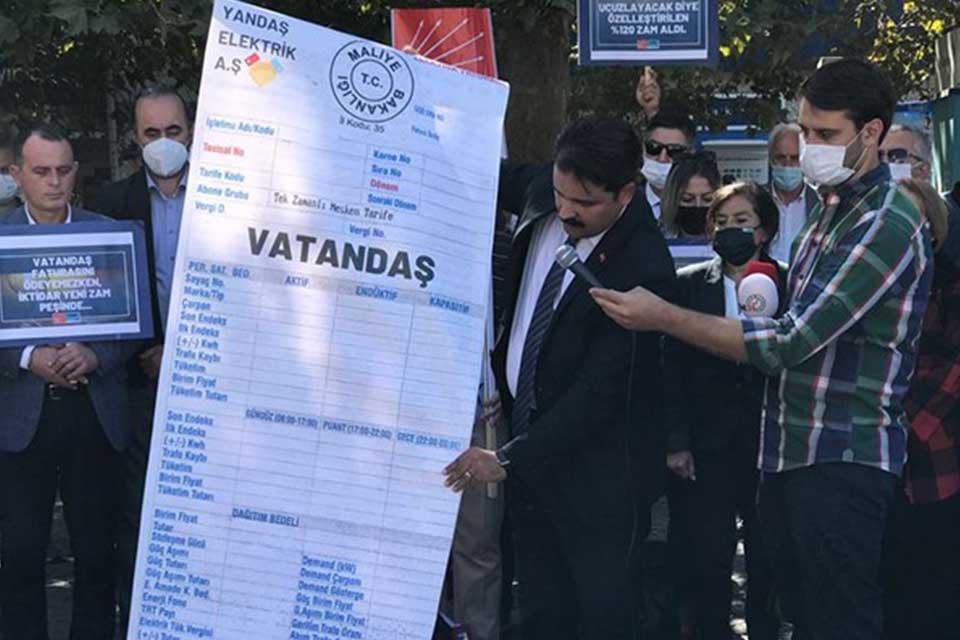 CHP Konak İl&ccedil;e Başkanlığı, son d&ouml;nemde y&uuml;ksek fiyat artışı g&ouml;steren