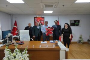 Cumhuriyet Halk Partisi (CHP) Konak İl&ccedil;e Başkanı &Ccedil;ağrı Gruş&ccedil;u, T&uuml;rk