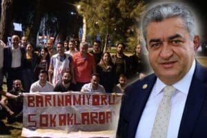 &Uuml;niversiteli gen&ccedil;lerin yurt ve ev bulamaması nedeniyle Buca&rsquo;daki Hasanağa Parkı