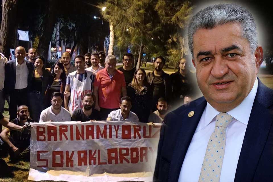 &Uuml;niversiteli gen&ccedil;lerin yurt ve ev bulamaması nedeniyle Buca&rsquo;daki Hasanağa Parkı