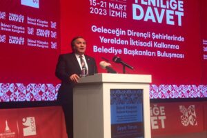 Millet İttifakı Belediye Başkanları Buluşması&rsquo;nda konuşan CHP Genel Başkan Yardımcısı