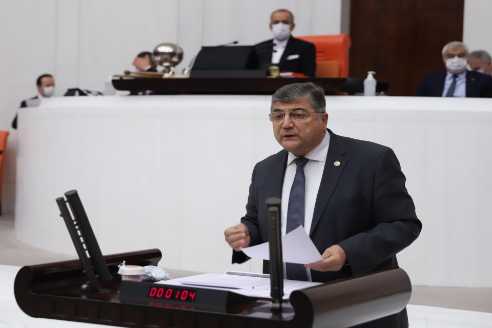 CHP İzmir Milletvekili Kamil Okyay Sındır, Elazığ Maden İl&ccedil;esinde bakır