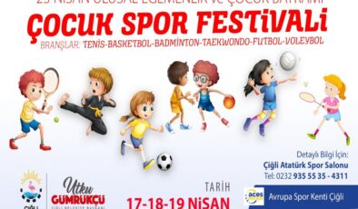 Çiğli 23 Nisan Çocuk Spor Festivaline hazır