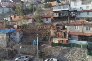 İzmir'in Çiğli ilçesinde geçen hafta etkili olan sağanak sırasında meydana