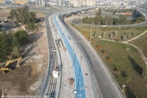 İzmir B&uuml;y&uuml;kşehir Belediyesi'nin yapımını s&uuml;rd&uuml;rd&uuml;ğ&uuml; &Ccedil;iğli Tramvayı'nda sona yaklaşılıyor. Projede
