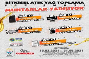 Çiğli Belediyesi tarafından, atık yağların doğaya karışmadan geri dönüşüme kazandırılması