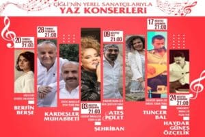 &Ccedil;iğli Belediyesi, farklı mahallelerde d&uuml;zenlediği yaz konserleri etkinliğinde &Ccedil;iğli&rsquo;nin yerel