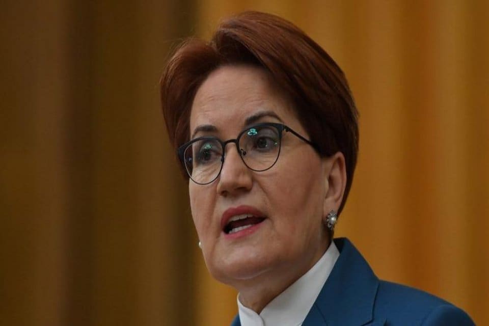 &Ccedil;in&rsquo;in Ankara B&uuml;y&uuml;kel&ccedil;iliği'nin sosyal medya hesabından İYİ Parti Genel Başkanı