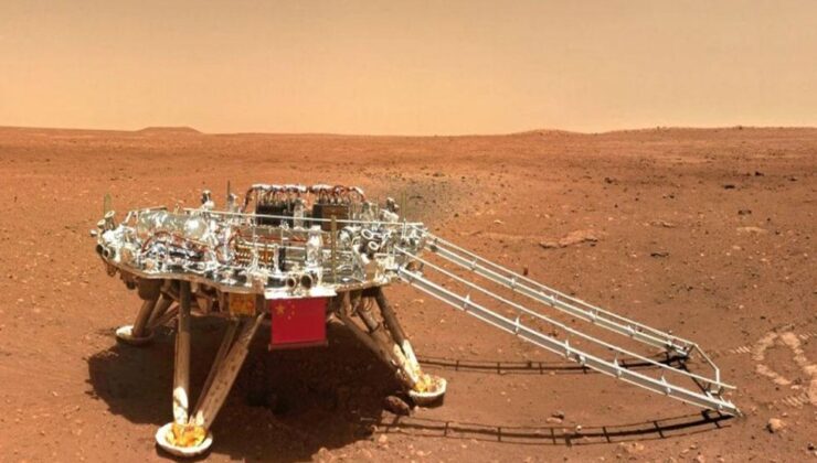 Çin'in keşif aracından yeni "Mars" görüntüleri