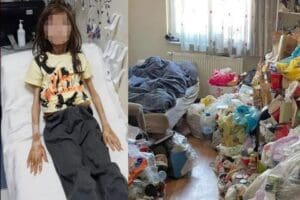 &Ccedil;&ouml;p evde bulunan dokuz yaşındaki &ccedil;ocuğun sağlık durumuna ilişkin konuşan
