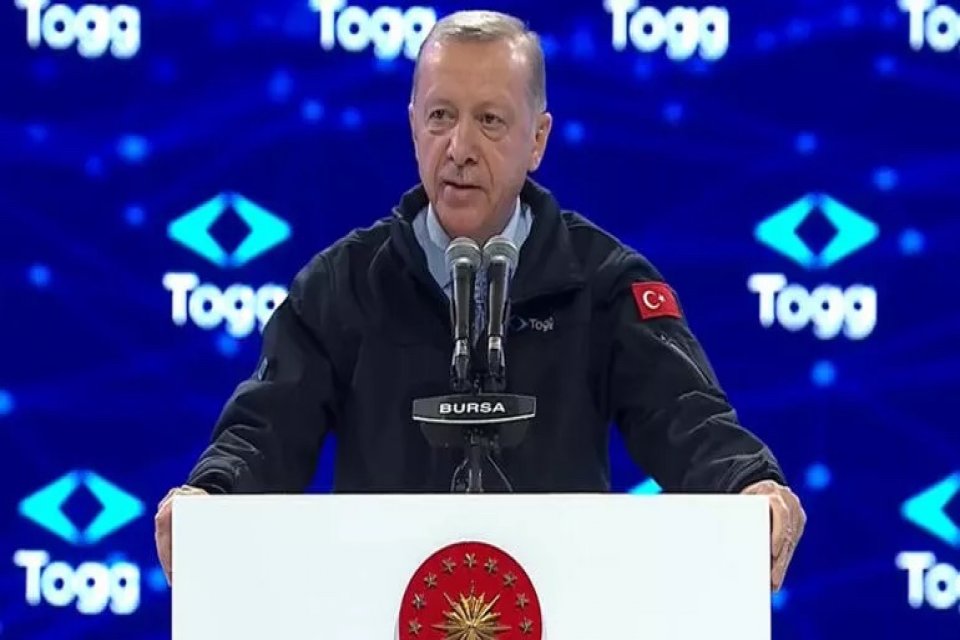 Cumhurbaşkanı Recep Tayyip Erdoğan, Togg Gemlik Kampüsü Açılış Töreni'nde açıklamalarda
