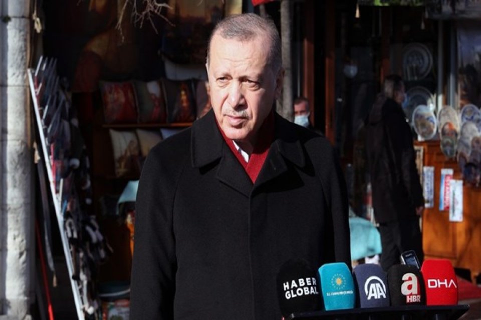 Cumhurbaşkanı Recep Tayyip Erdoğan, İstanbul'da Ayasofya Camii’nde kıldığı cuma namazının