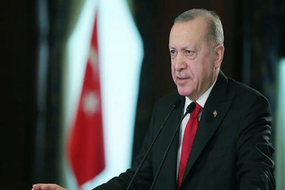 Cumhurbaşkanı Recep Tayyip Erdoğan ve Sağlık Bakanı Fahrettin Koca, Sağlık