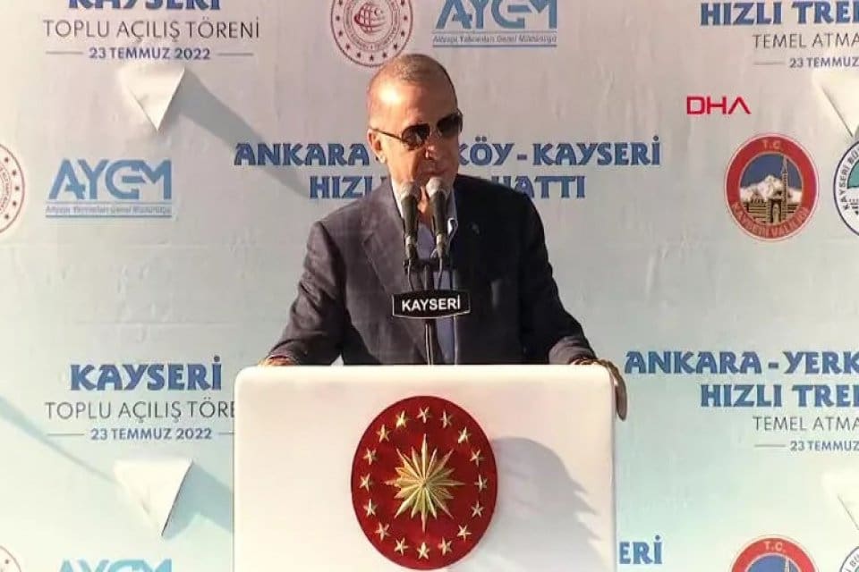 Cumhurbaşkanı Recep Tayyip Erdoğan, Kayseri Toplu A&ccedil;ılış T&ouml;reni ve Ankara-Yerk&ouml;y-Kayseri