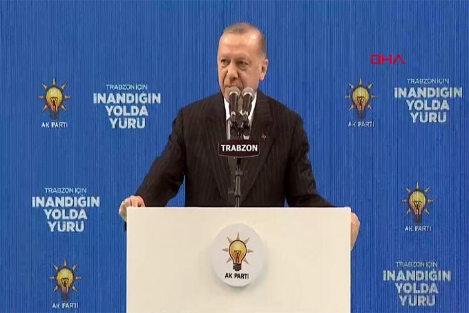 Cumhurbaşkanı ve AK Parti Genel Başkanı Recep Tayyip Erdoğan, partisinin
