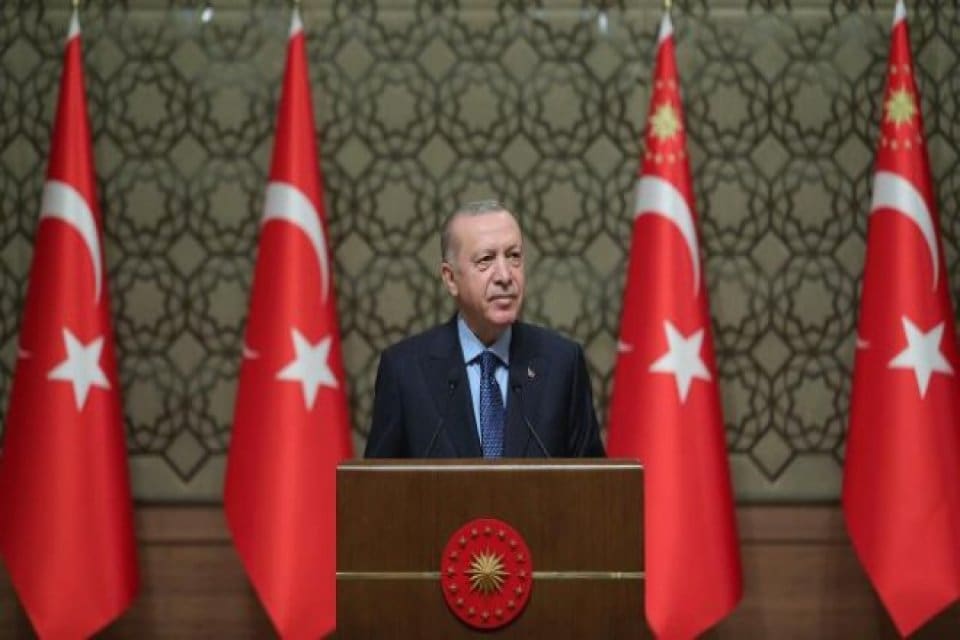Cumhurbaşkanı Erdoğan, İstiklal Marşı'nın T&uuml;rkiye B&uuml;y&uuml;k Millet Meclisi&rsquo;nde kabul&uuml;n&uuml;n 101&rsquo;inci