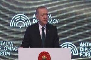 Cumhurbaşkanı Recep Tayyip Erdoğan, Antalya Diplomasi Forumu'nda konuştu. Rusya-Ukrayna savaşına