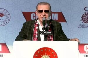 Cumhurbaşkanı Recep Tayyip Erdoğan, &Ccedil;orum'da Kadeş Barış Meydanı'nda toplu a&ccedil;ılış
