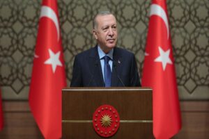 Cumhurbaşkanı Recep Tayyip Erdoğan, Cumhurbaşkanlığı Külliyesi'nde TÜBİTAK ve TÜBA Bilim