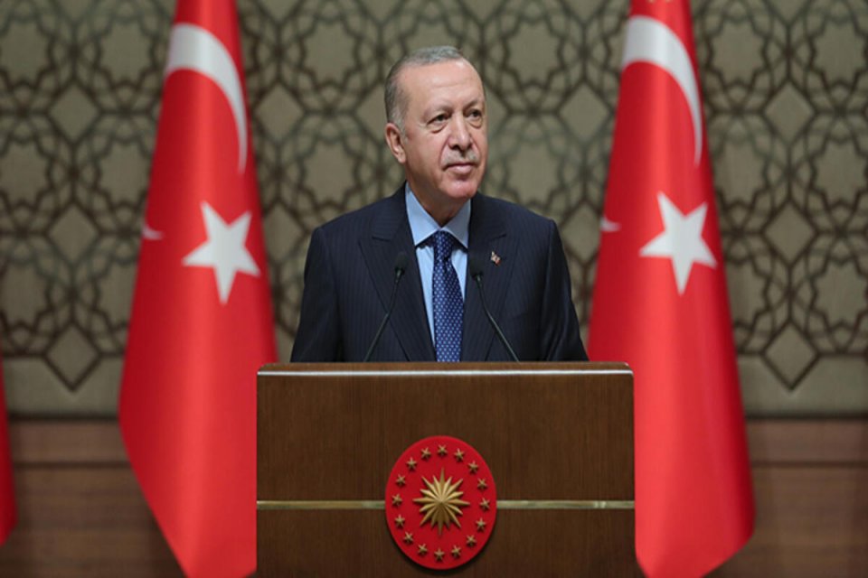 Cumhurbaşkanı Recep Tayyip Erdoğan, Cumhurbaşkanlığı Külliyesi'nde TÜBİTAK ve TÜBA Bilim